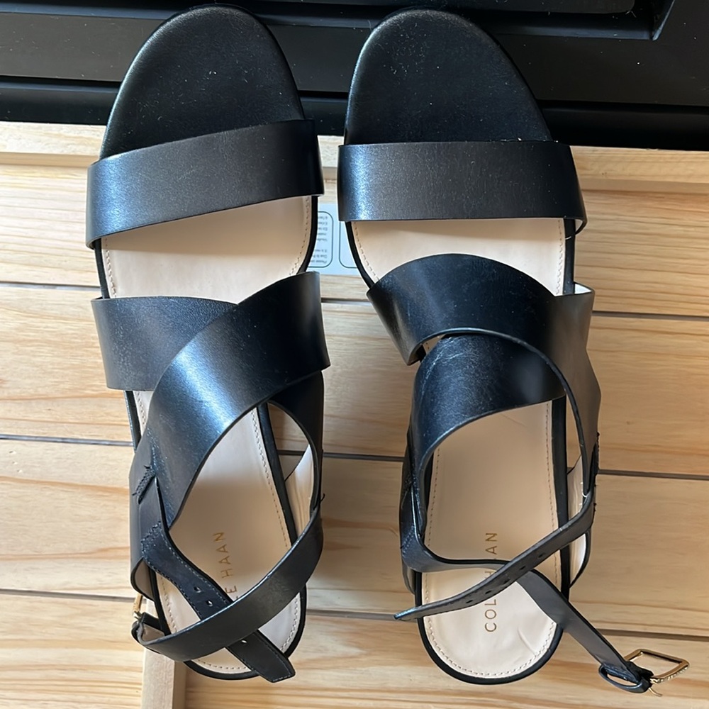 Cole Haan Black leather Sandals